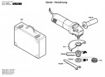 Bosch 0 601 703 703 Gws 10-125 Ce Angle Grinder 230 V / Eu Spare Parts